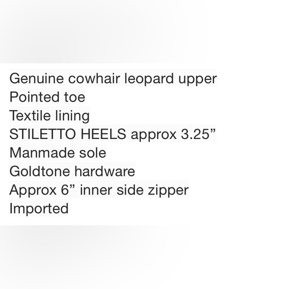 VINCE CAMUTO NANDI2 LEOPARD BOOTIES NWOB Size 7 M - Picture 9 of 9